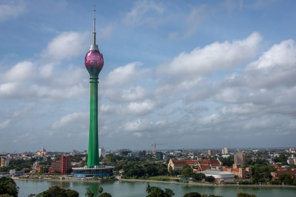 Colombo Lotus Tower Skyline